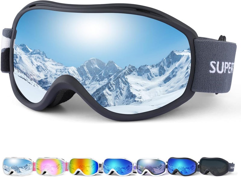 Supertrip Ski Goggles Men Women Anti-Fog Snow Goggles UV Protection Snowboard Goggles for Adult Youth - Image 1